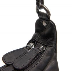 The Chesterfield Brand Mirave, nahkainen olkalaukku, musta