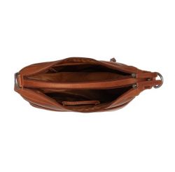 The Chesterfield Brand Olvia, nahkainen olkalaukku, konjakki