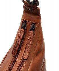 The Chesterfield Brand Olvia, nahkainen olkalaukku, konjakki