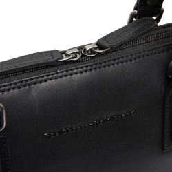 The Chesterfield Brand Viamonte, nahkainen olkalaukku, musta
