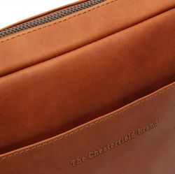 The Chesterfield Brand Westmere, nahkainen olkalaukku, konjakki
