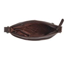 The Chesterfield Brand Lunton, nahkainen olkalaukku, ruskea