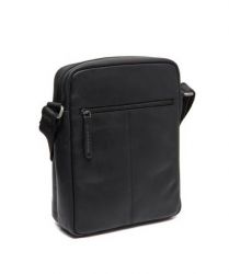 The Chesterfield Brand Anzora, nahkainen olkalaukku, musta