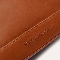 The Chesterfield Brand Anzora, nahkainen olkalaukku, konjakki