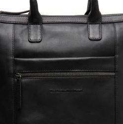 The Chesterfield Brand Luisa, nahkainen reppu ja shopper-laukku, musta 