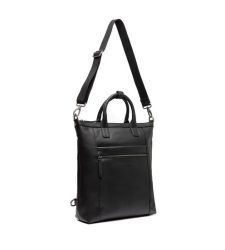 The Chesterfield Brand Luisa, nahkainen reppu ja shopper-laukku, musta 