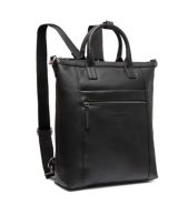 The Chesterfield Brand Luisa, nahkainen reppu ja shopper-laukku, musta 