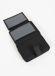Fagola nahkainen RFID-lompakko F928326, musta