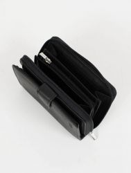 Fagola nahkainen RFID-lompakko F928326, musta