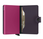 Secrid Miniwallet, Matte Dark Purple-Fuchsia