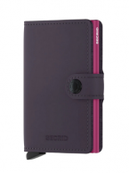 Secrid Miniwallet, Matte Dark Purple-Fuchsia