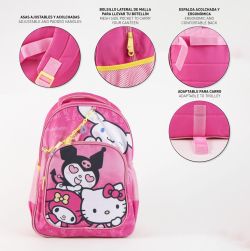 Hello Kitty koulureppu, pinkki