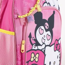 Hello Kitty koulureppu, pinkki