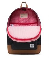 Herschel Heritage Youth X-large reppu, Black/Saddle Brown