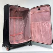 Migant suuri matkalaukku MGT-24, musta/ruusukulta