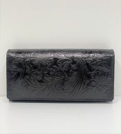 A. Eriksson nahkainen RFID-lompakko 145-620, musta