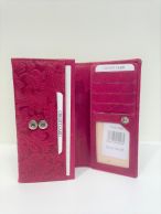 A. Eriksson nahkainen RFID-lompakko 145-620, fuksia