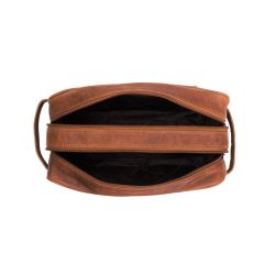 The Chesterfield Brand Stefan, nahkainen toilettilaukku, cognac