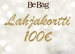 Lahjakortti verkkokauppaan 100€