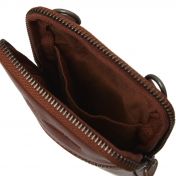 The Chesterfield Brand Salta, nahkainen kännykkälaukku, konjakki