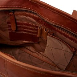 The Chesterfield Brand Monza, nahkainen olkalaukku, konjakki