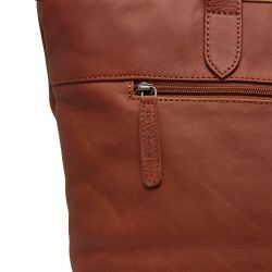 The Chesterfield Brand Monza, nahkainen olkalaukku, konjakki