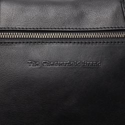 The Chesterfield Brand Puglia nahkainen olkalaukku, musta