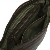 The Chesterfield Brand Milton nahkainen olkalaukku, oliivin vihreä