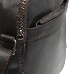 The Chesterfield Brand Alva, nahkainen olkalaukku, ruskea