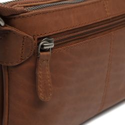 The Chesterfield Brand Sisli, nahkainen olkalaukku, konjakki