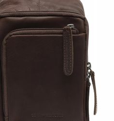 The Chesterfield Brand Riga crossbody, ruskea