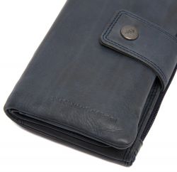 The Chesterfield Brand Fresno, nahkainen RFID-lompakko, navy