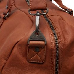 The Chesterfielf Brand Melbourne, nahkainen matkakassi, konjakki