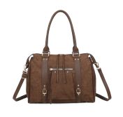 Gallantry Skyla Large Suedine Shopper, coffee