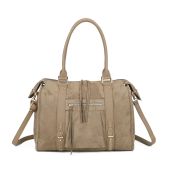 Gallantry Skyla Large Suedine Shopper, taupe