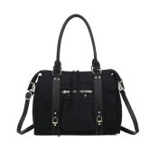Gallantry Skyla Large Suedine Shopper, musta