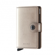 Secrid Miniwallet, Metallic Champagne-Brown