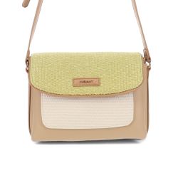 Migant olkalaukku, MG-1737, lime/beige