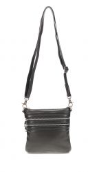 Migant nahkainen olkalaukku MG1621, musta