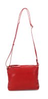 Migant nahkainen olkalaukku MG-1707, punainen