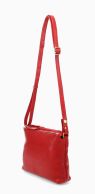 Migant nahkainen olkalaukku MG-1707, punainen