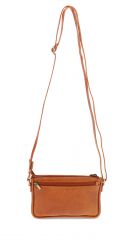 Migant nahkainen olkalaukku MG-1708, cognac