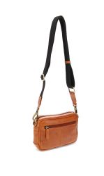 Migant nahkainen olkalaukku MG-1709, cognac