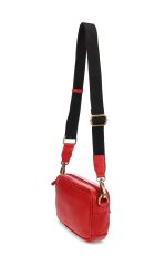 Migant nahkainen olkalaukku MG-1709, tummanpunainen