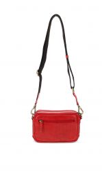 Migant nahkainen olkalaukku MG-1709, tummanpunainen