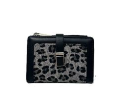 Nabo lompakko, NK 358, musta leopardi 