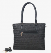 Mia Larouge olkalaukku, W201247T, musta/harmaa/beige