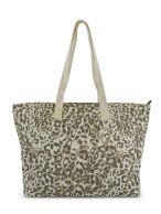 Nabo kangaskassi, NK 4205, beige/valkoinen