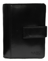 Nabo NK-185 nahkainen RFID-lompakko, musta