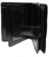 Nabo NK-185 nahkainen RFID-lompakko, musta